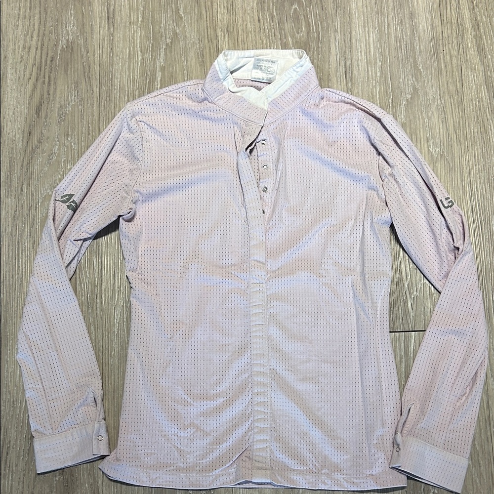 CGUG light pink perforated shirt